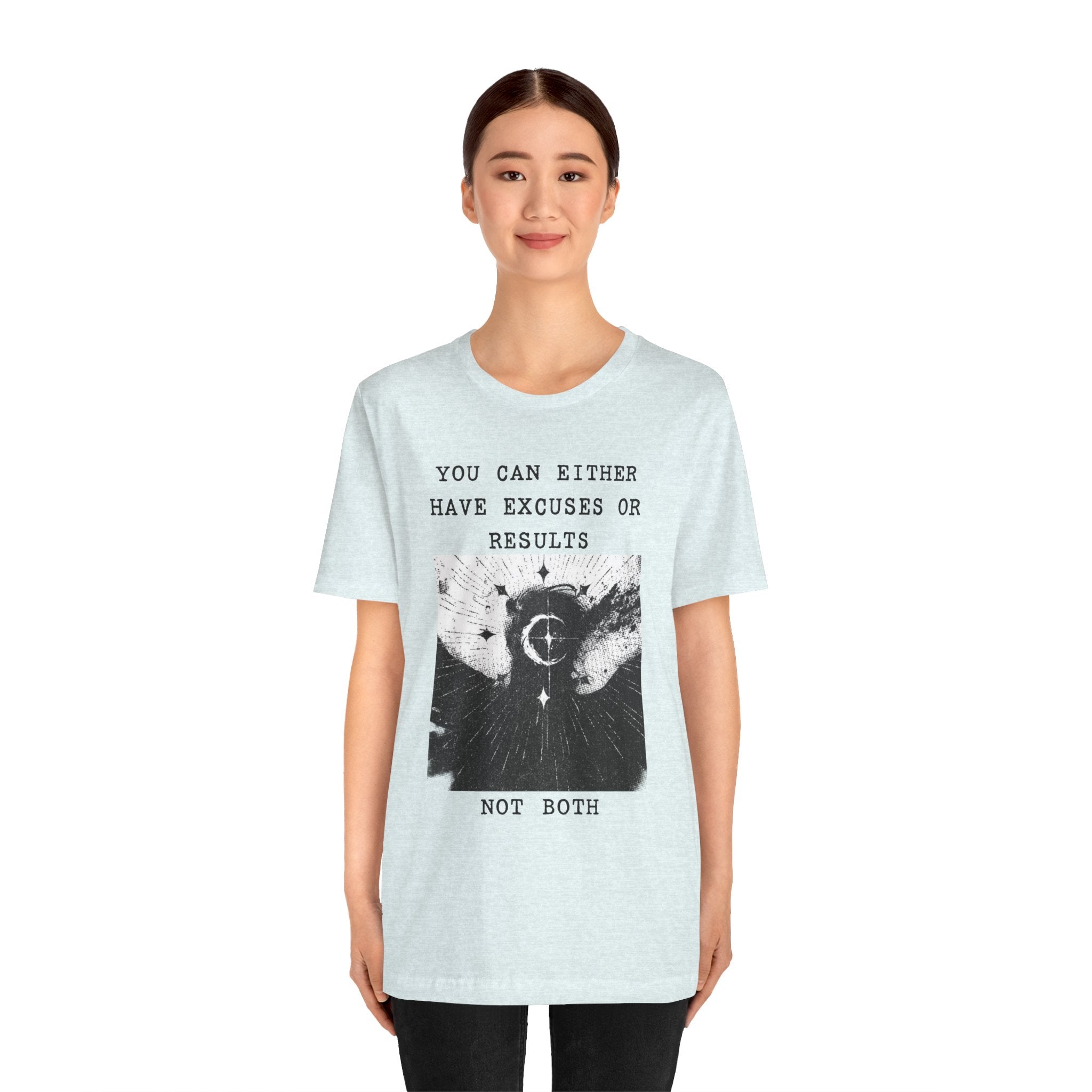 EXCUSES OR RESULTS Unisex Jersey Tee