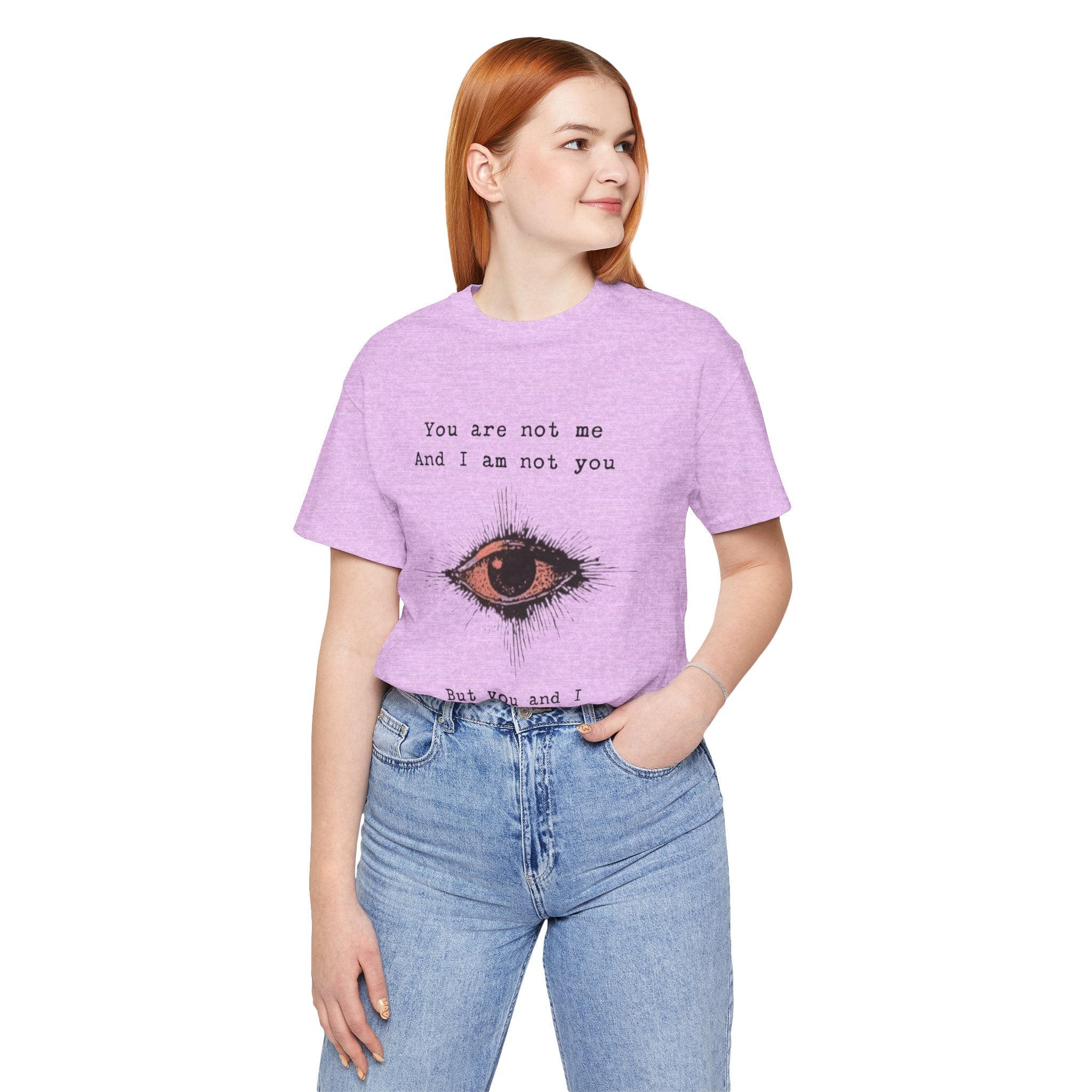 YOU AND I Unisex Jersey Tee