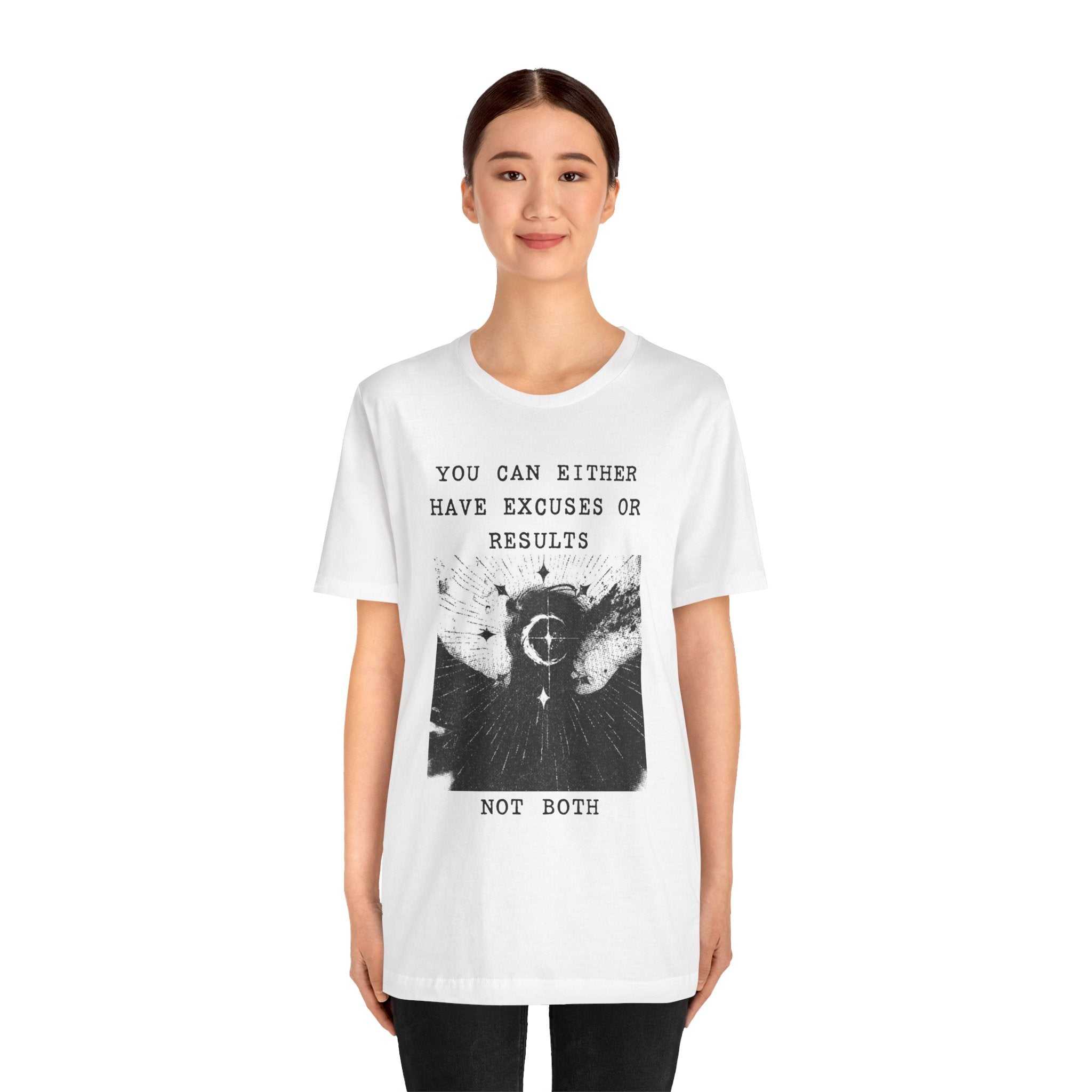 EXCUSES OR RESULTS Unisex Jersey Tee