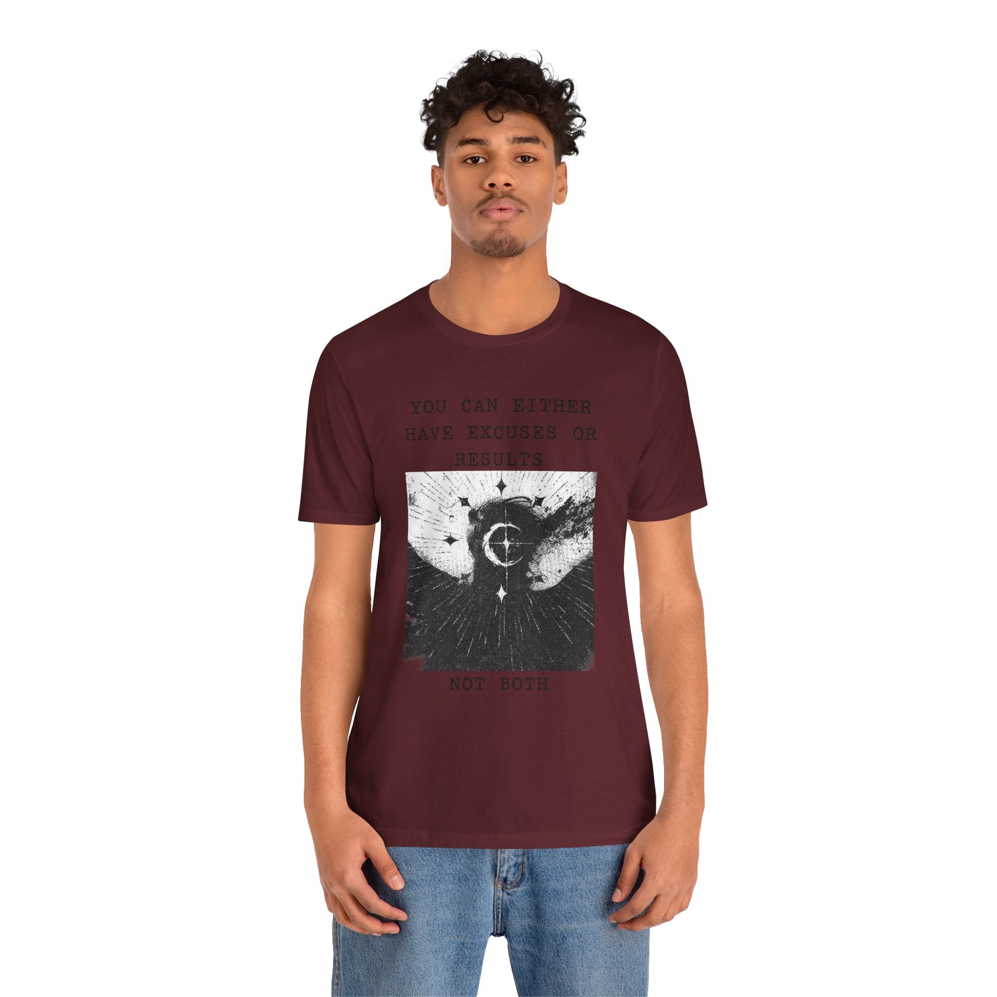 EXCUSES OR RESULTS Unisex Jersey Tee