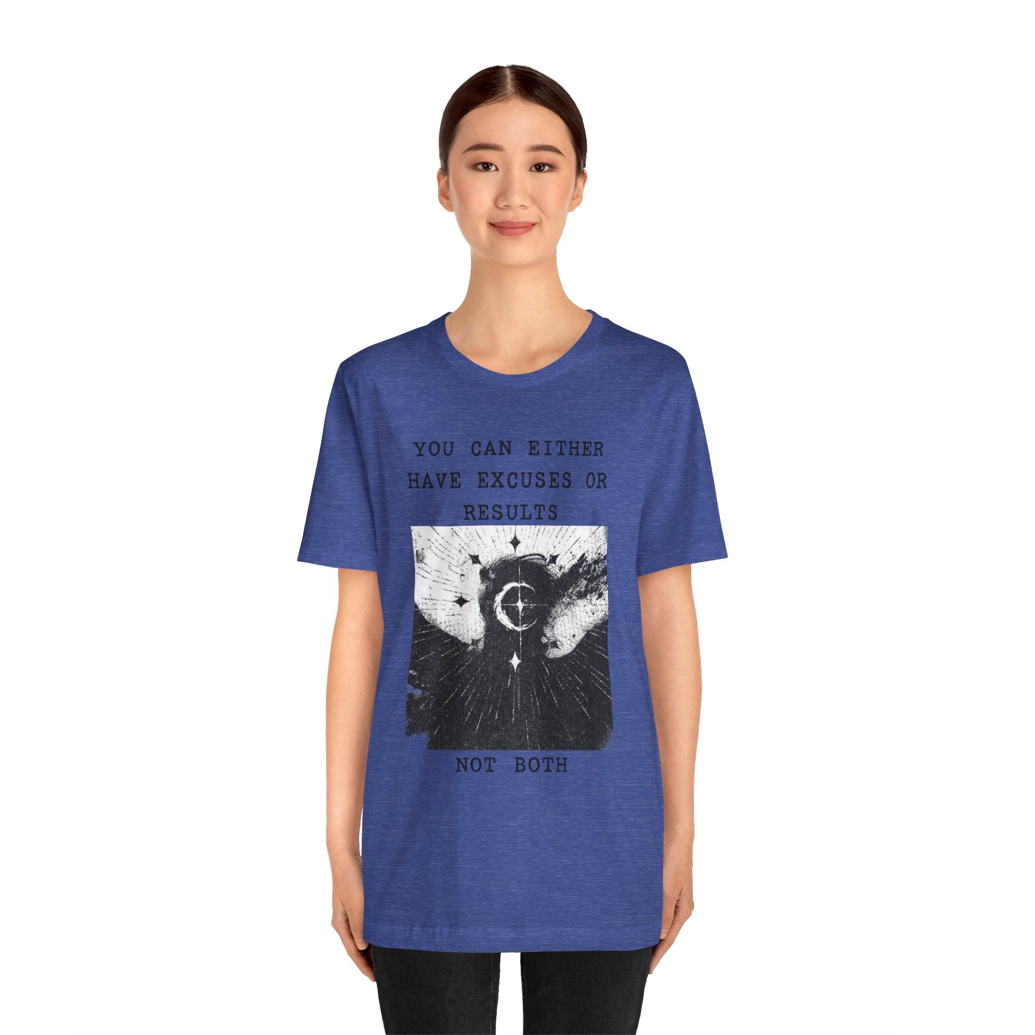 EXCUSES OR RESULTS Unisex Jersey Tee