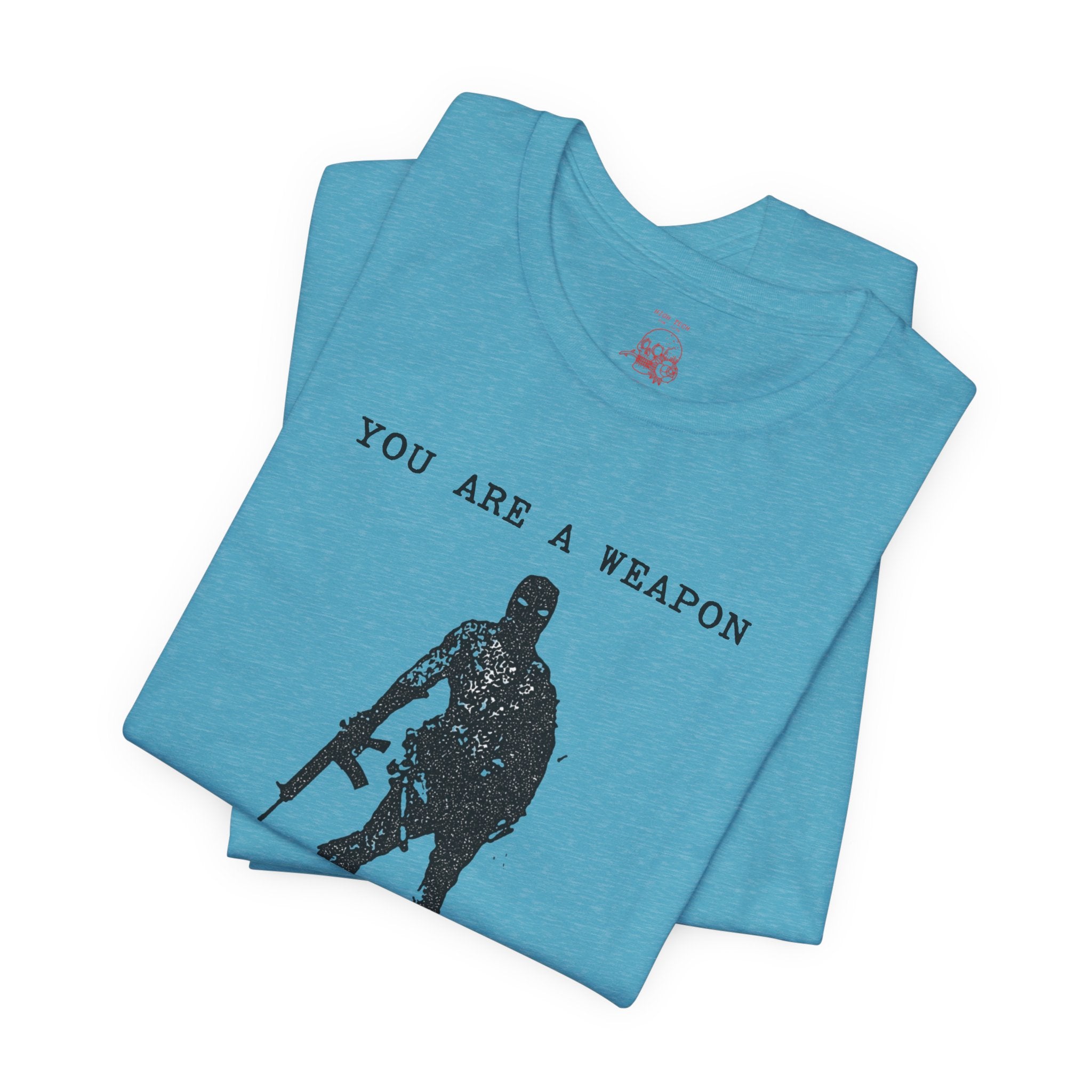 WEAPONS DO NOT WEEP Unisex Jersey Tee