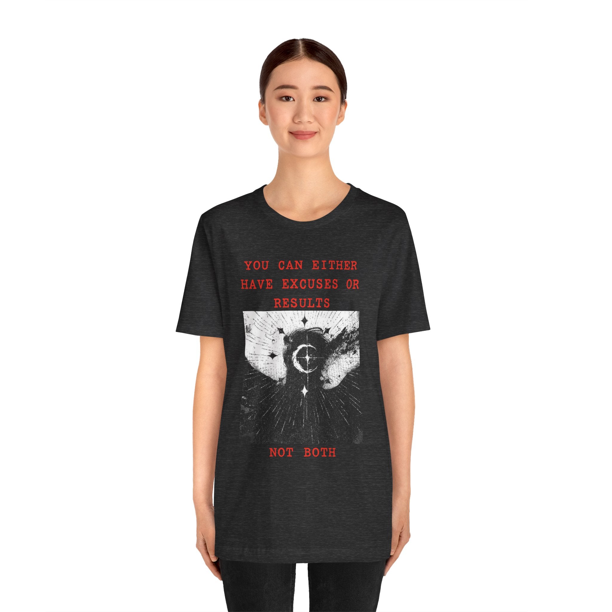 EXCUSES OR RESULTS Unisex Jersey Tee
