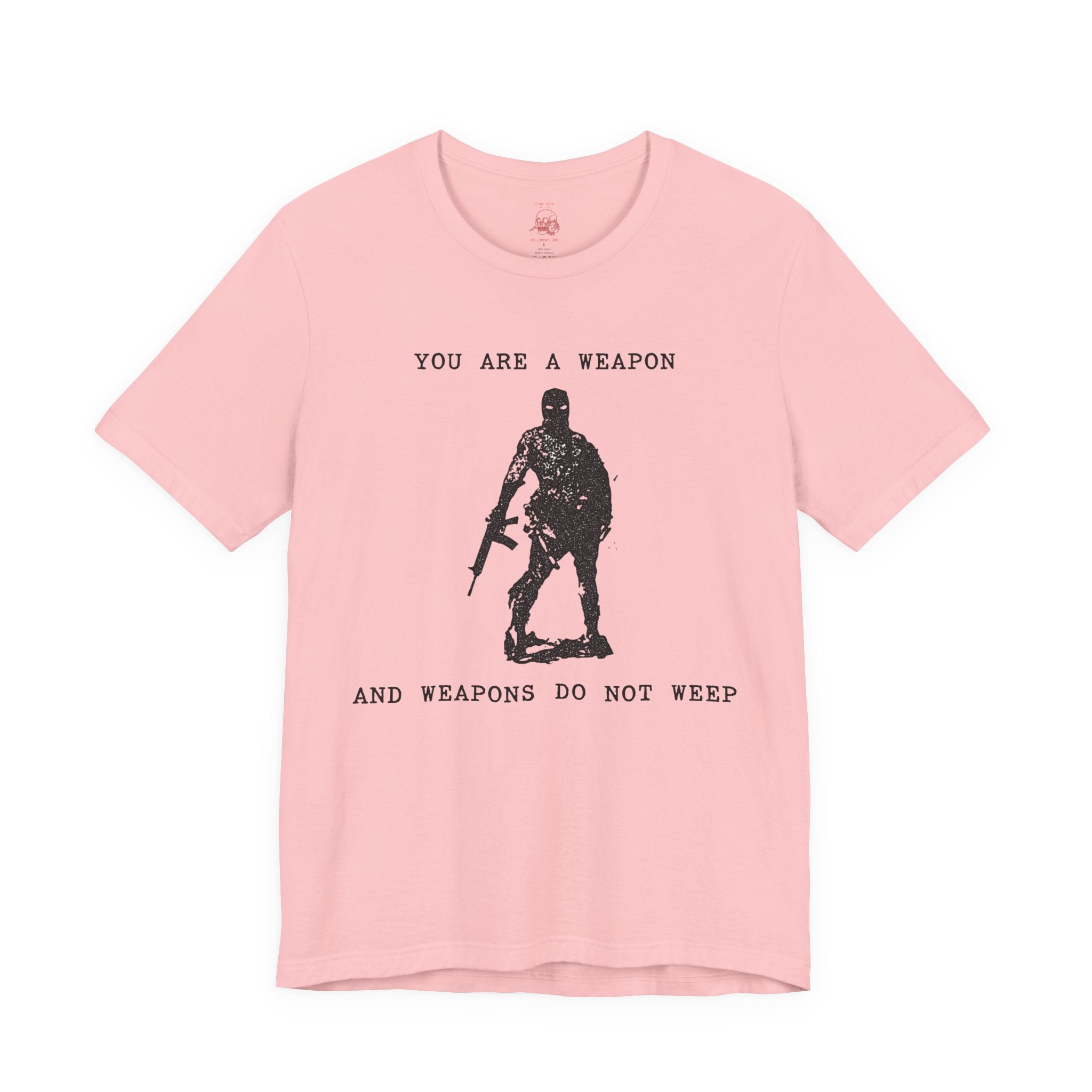 WEAPONS DO NOT WEEP Unisex Jersey Tee