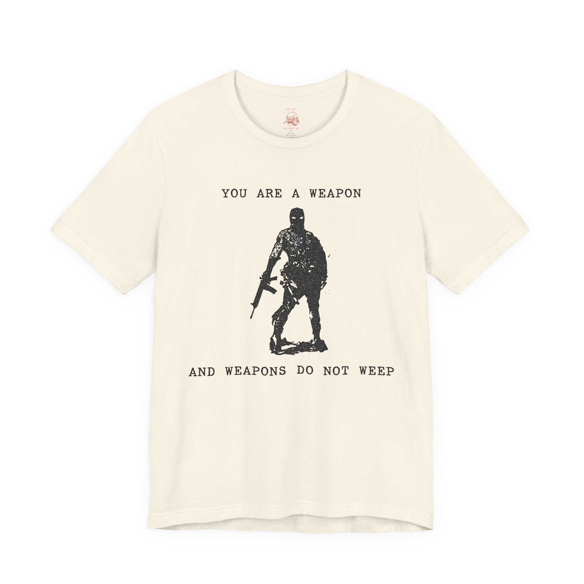 WEAPONS DO NOT WEEP Unisex Jersey Tee