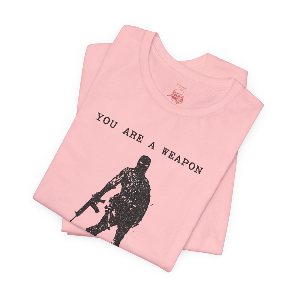 WEAPONS DO NOT WEEP Unisex Jersey Tee