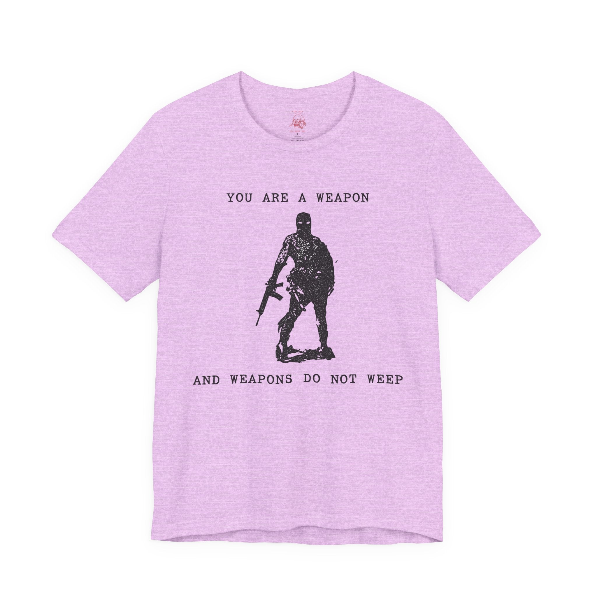 WEAPONS DO NOT WEEP Unisex Jersey Tee