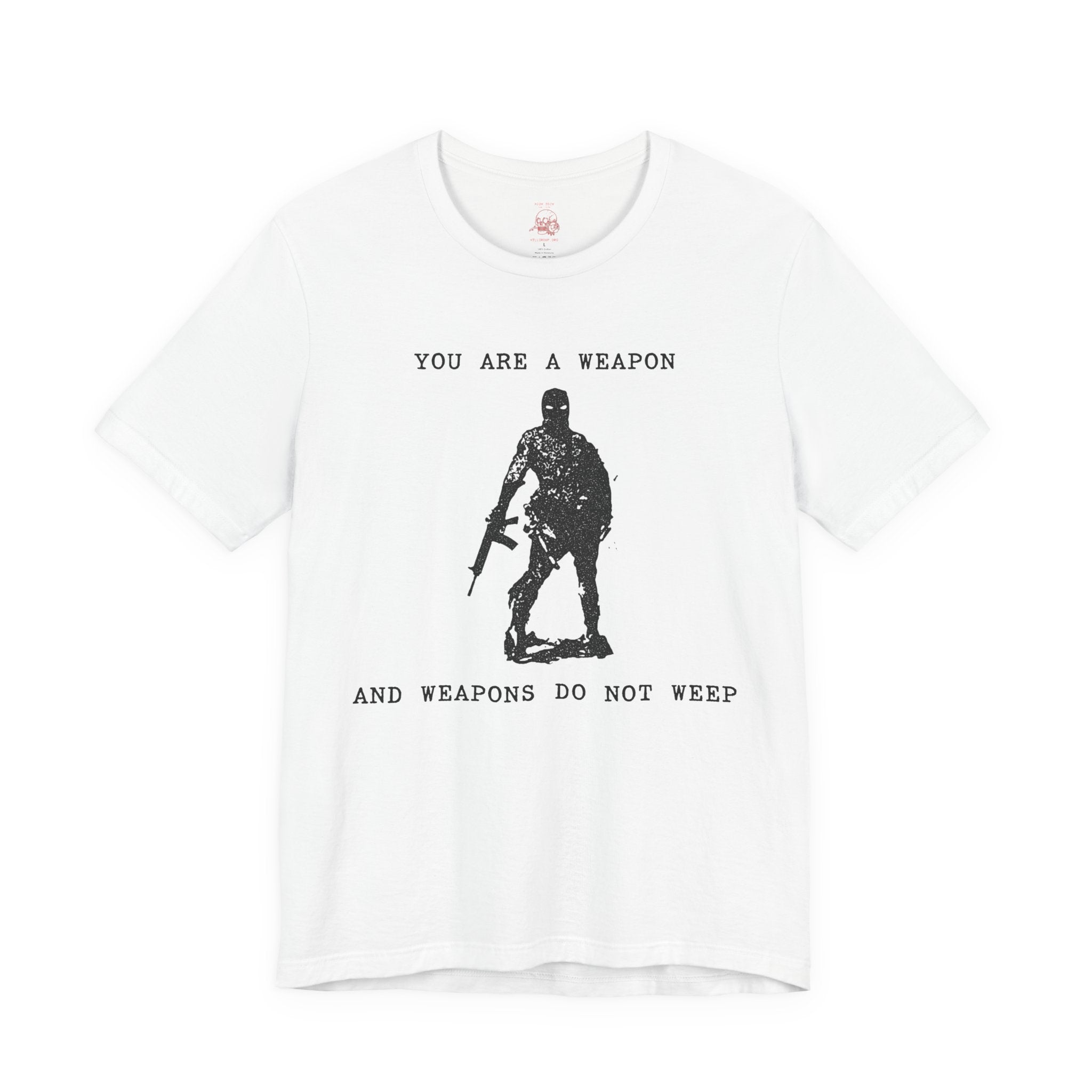 WEAPONS DO NOT WEEP Unisex Jersey Tee