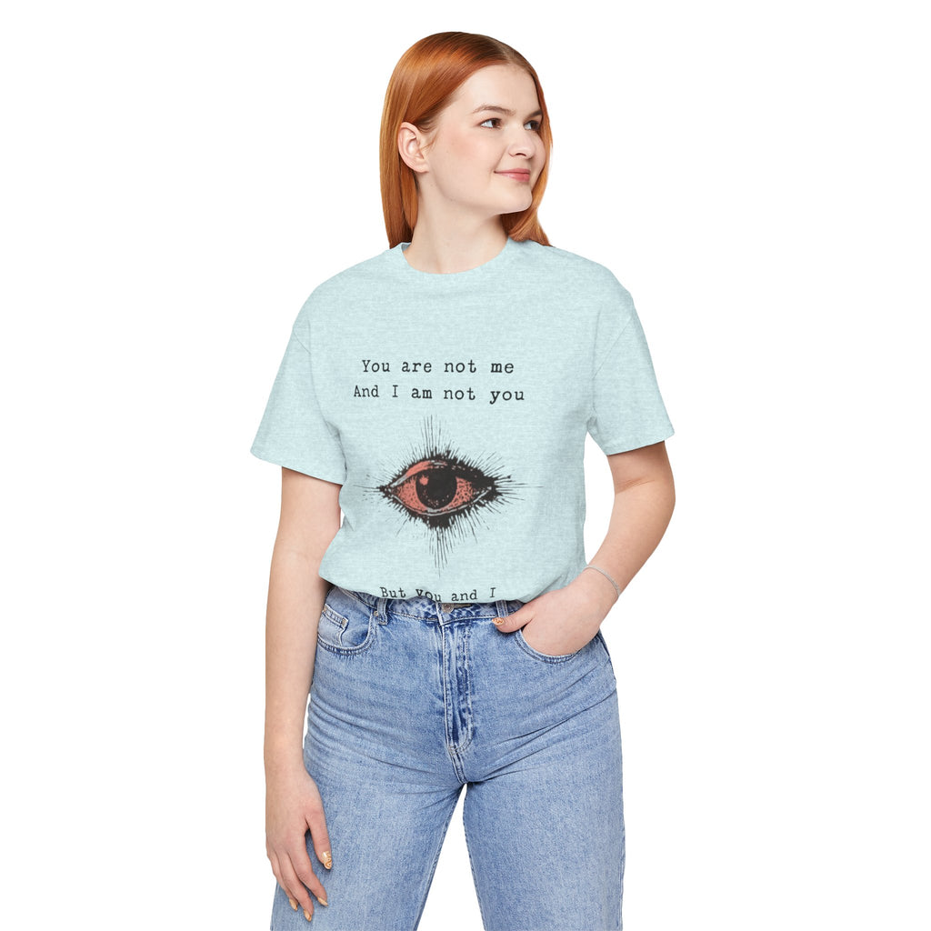 YOU AND I Unisex Jersey Tee