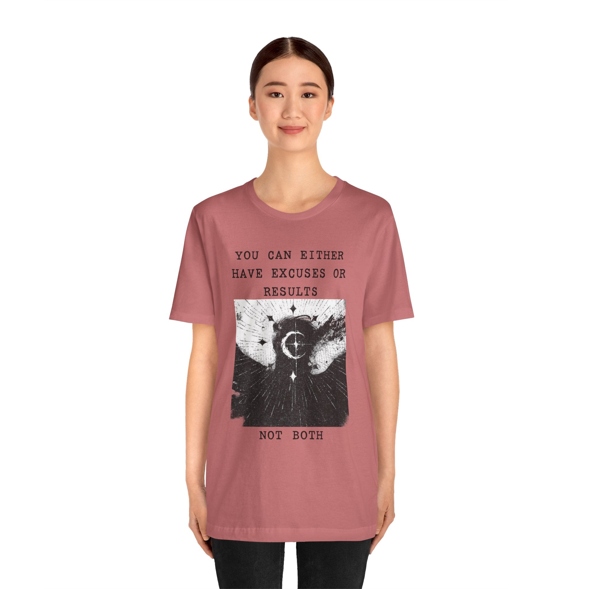 EXCUSES OR RESULTS Unisex Jersey Tee