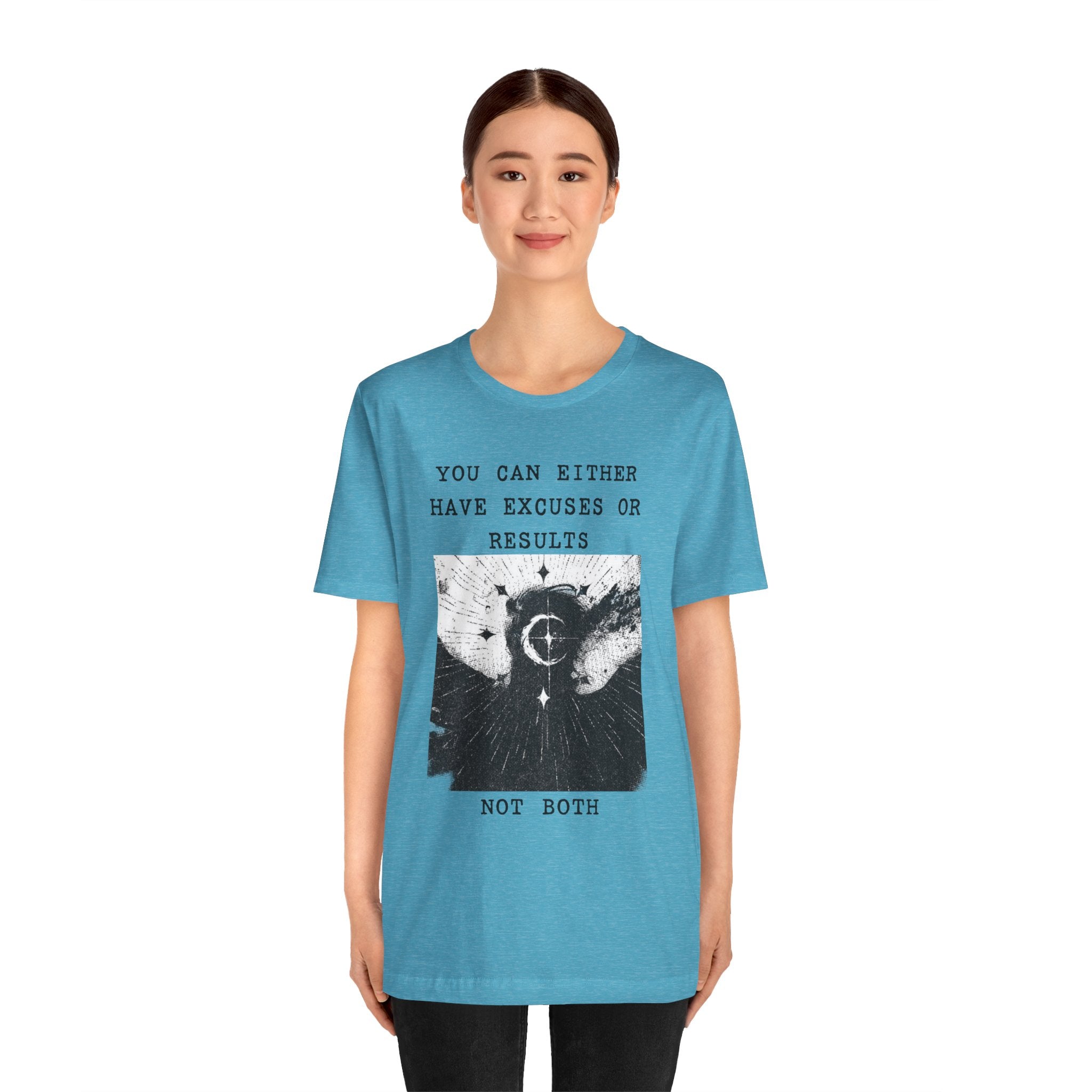 EXCUSES OR RESULTS Unisex Jersey Tee
