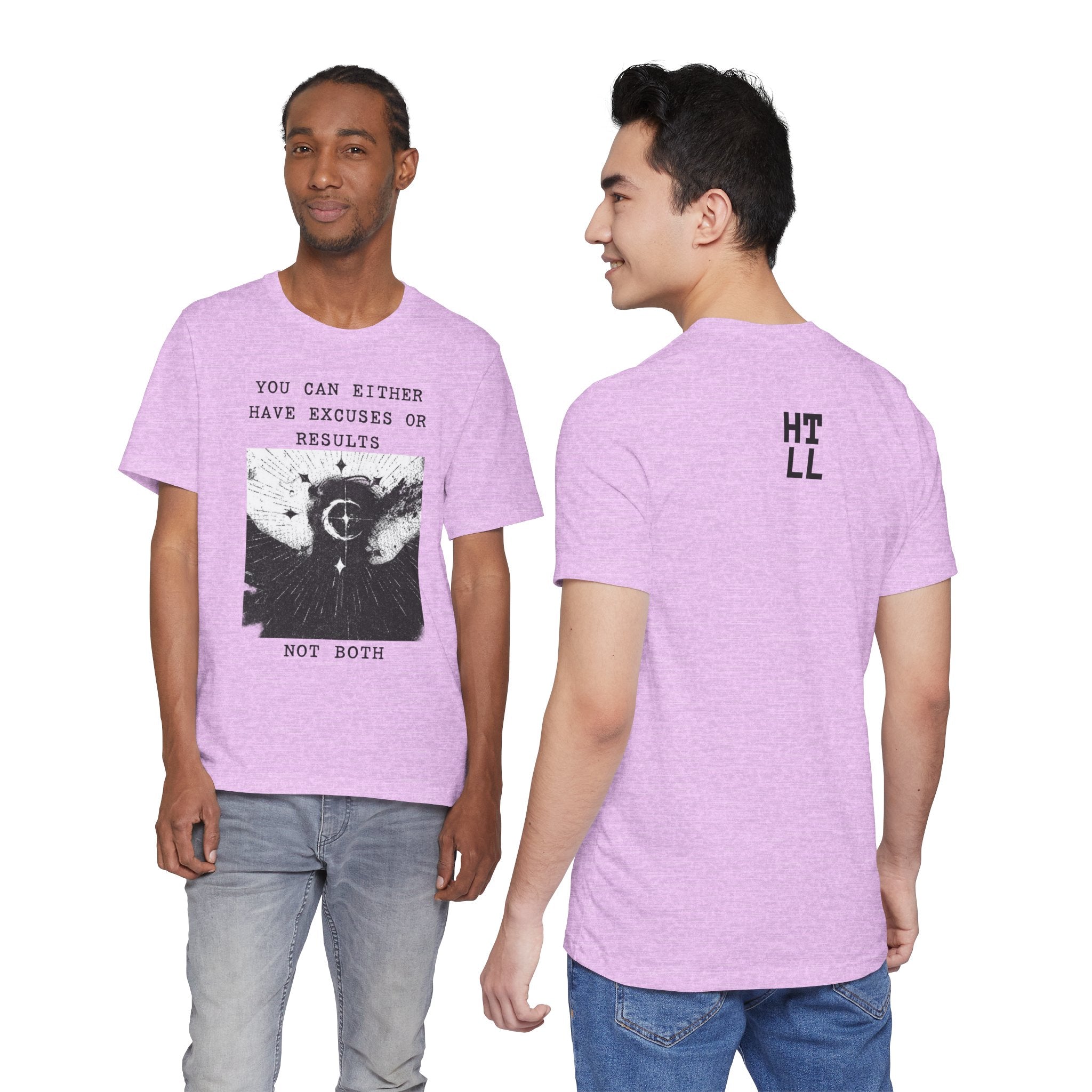 EXCUSES OR RESULTS Unisex Jersey Tee