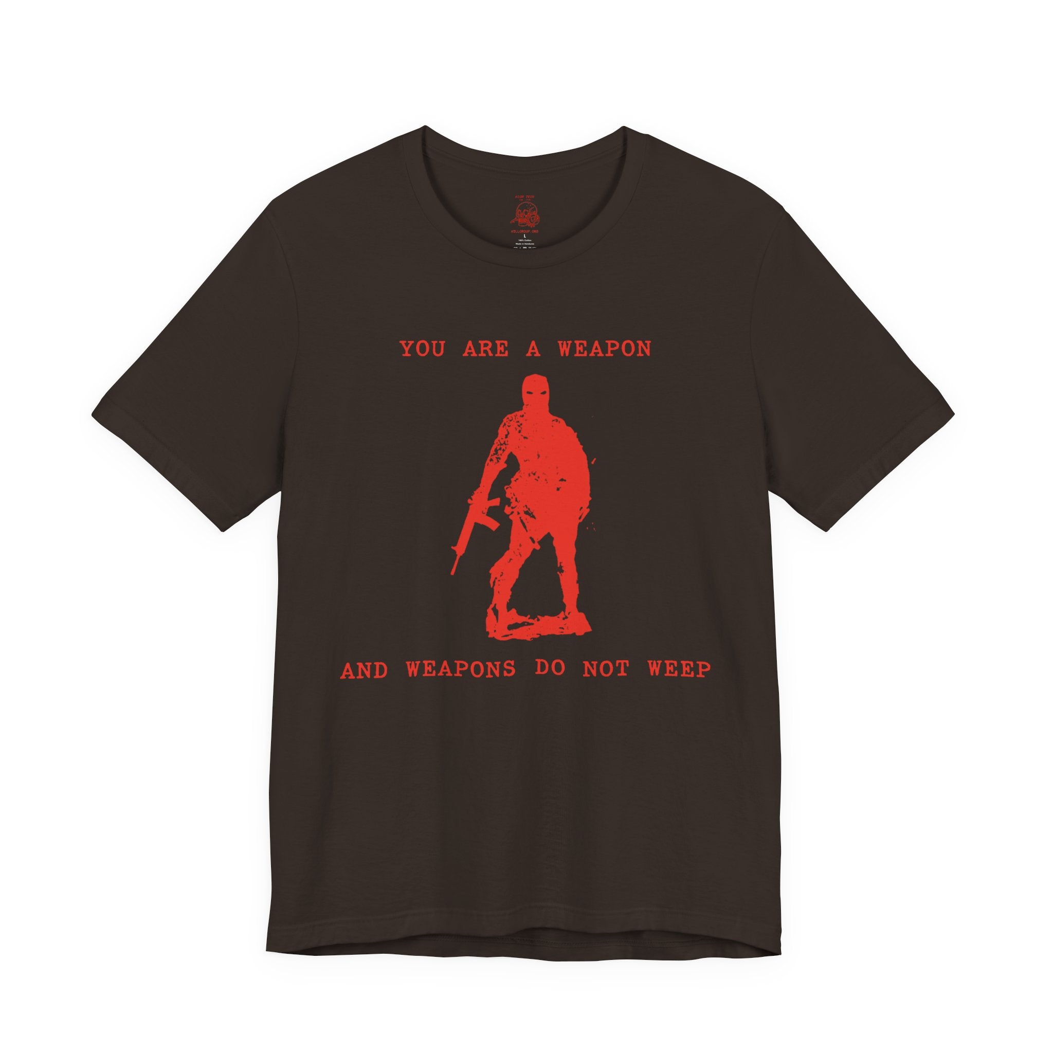 WEAPONS DO NOT WEEP Unisex Jersey Tee