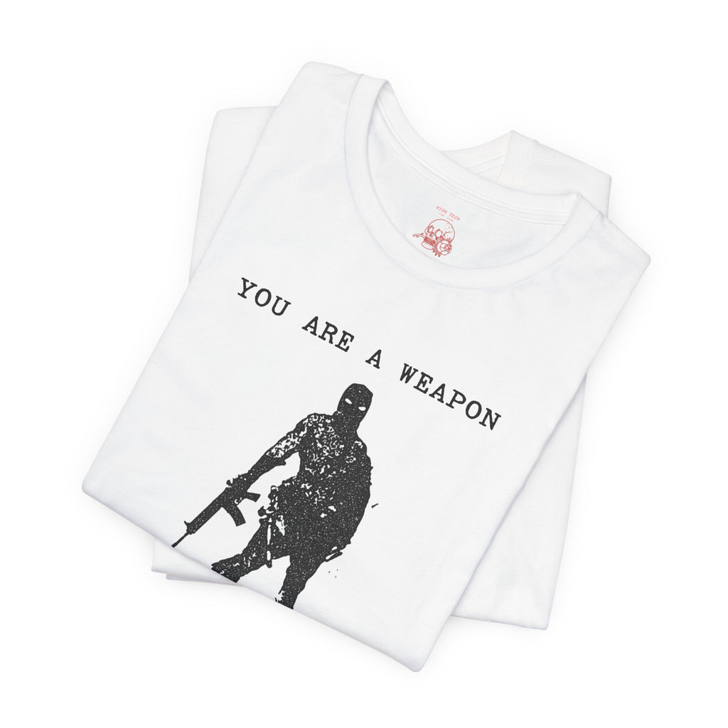 WEAPONS DO NOT WEEP Unisex Jersey Tee