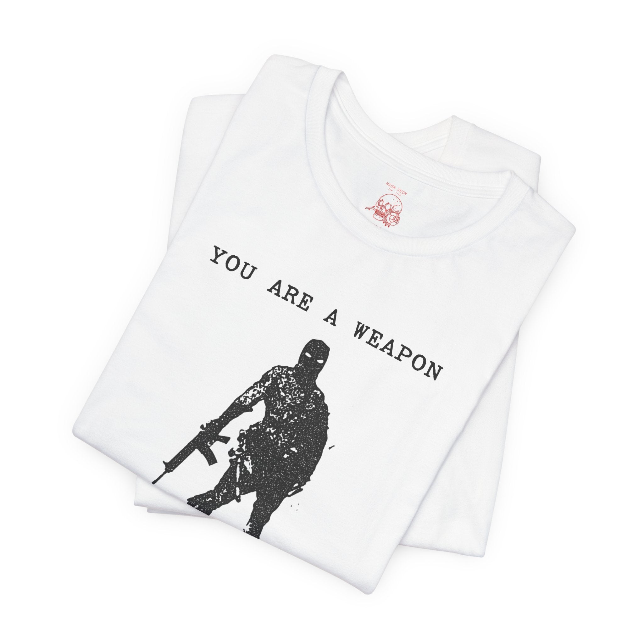 WEAPONS DO NOT WEEP Unisex Jersey Tee