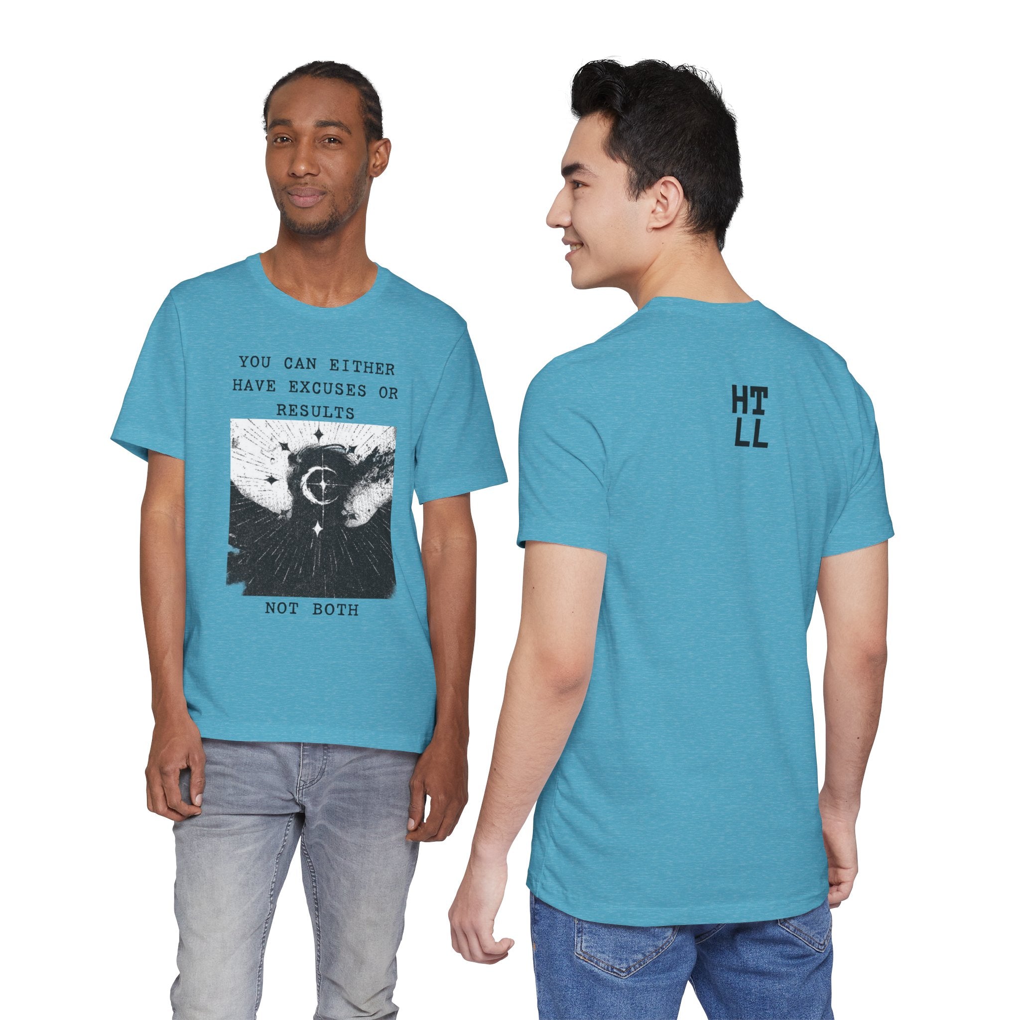 EXCUSES OR RESULTS Unisex Jersey Tee