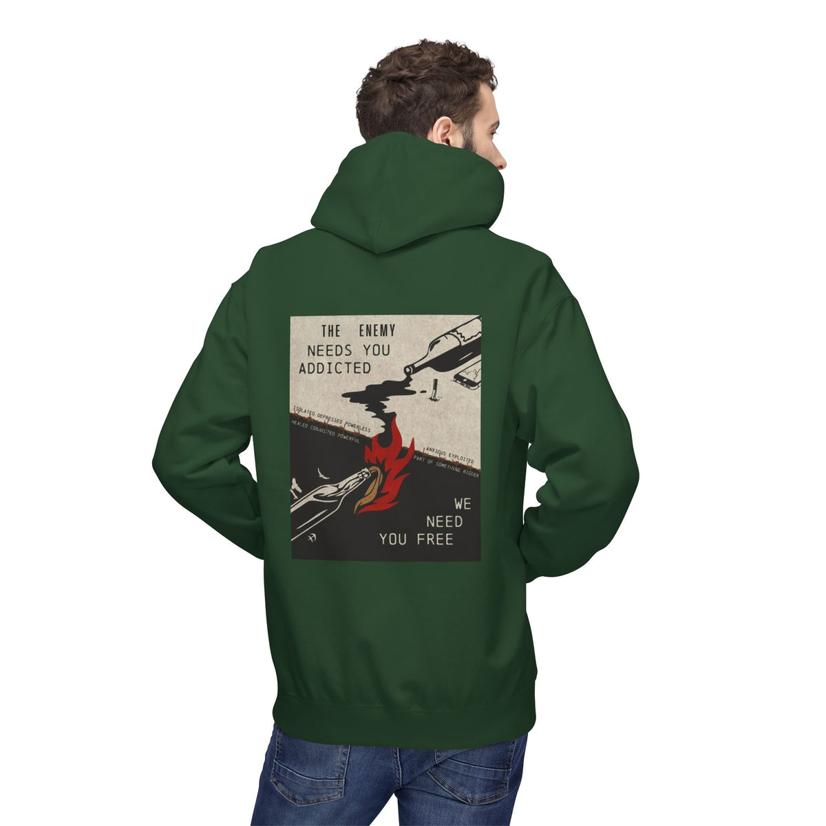 We Need You Free Midweight Hoodie