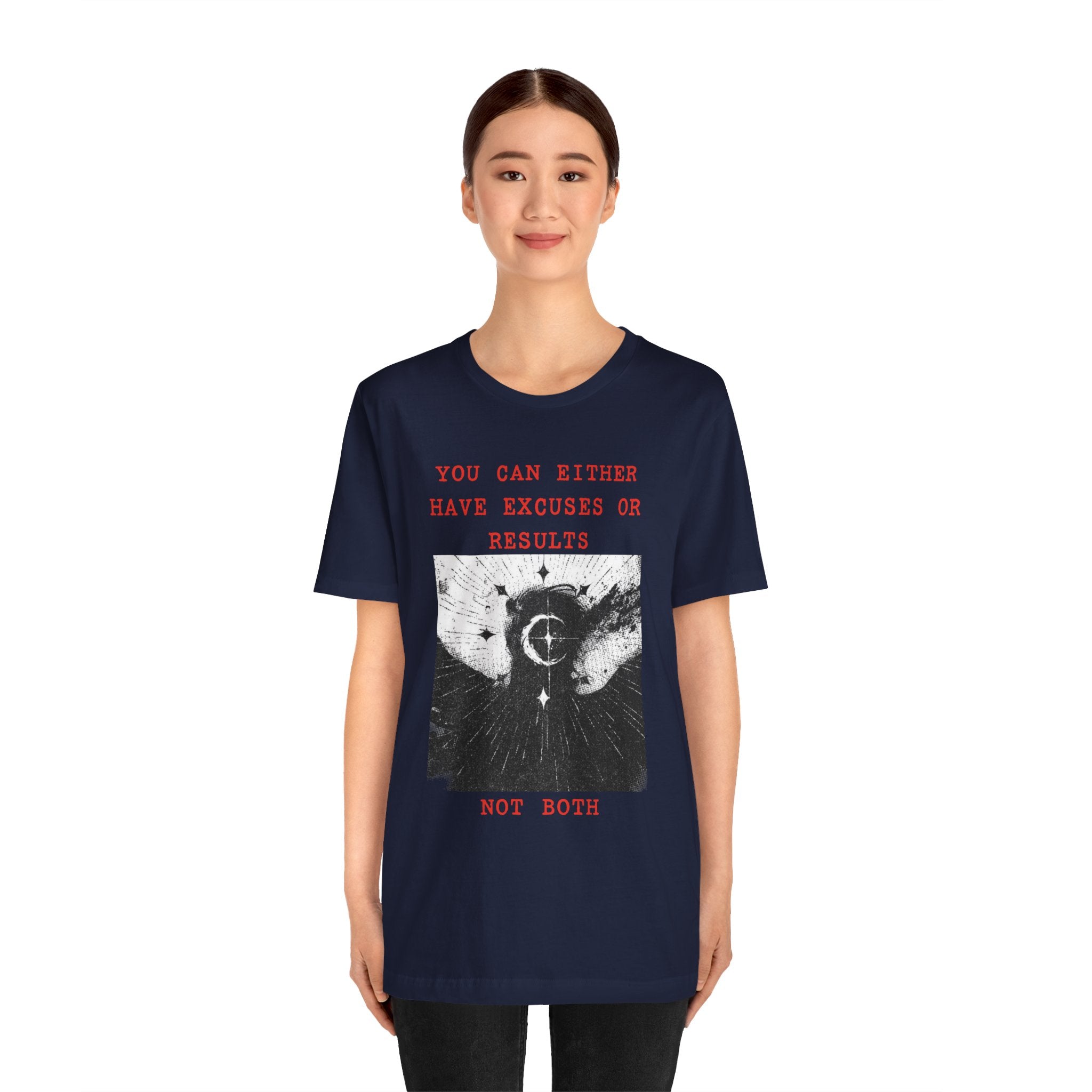EXCUSES OR RESULTS Unisex Jersey Tee